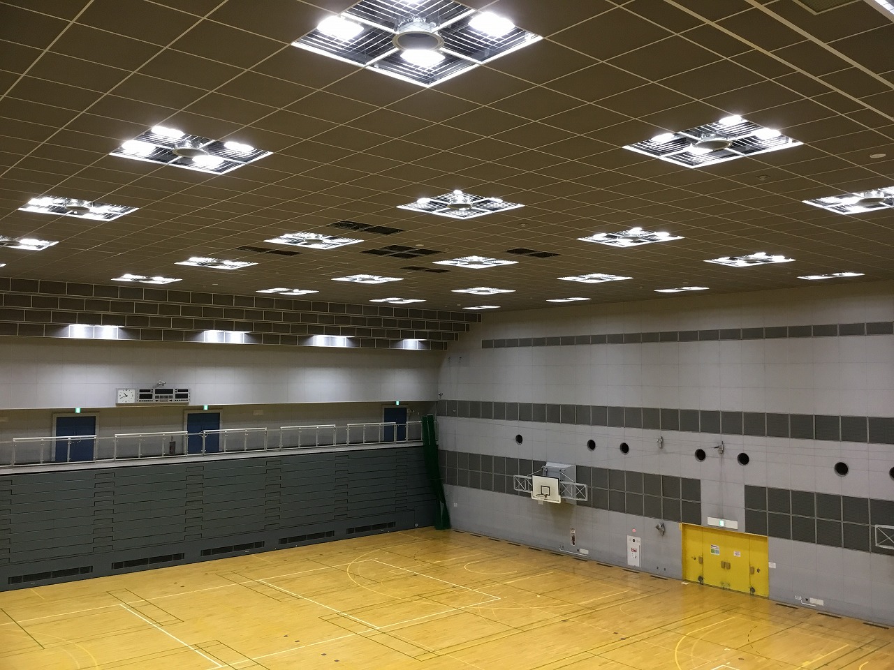 横浜市内スポーツセンター天井改修及び空調設備設置その他工事-電気設備工事-