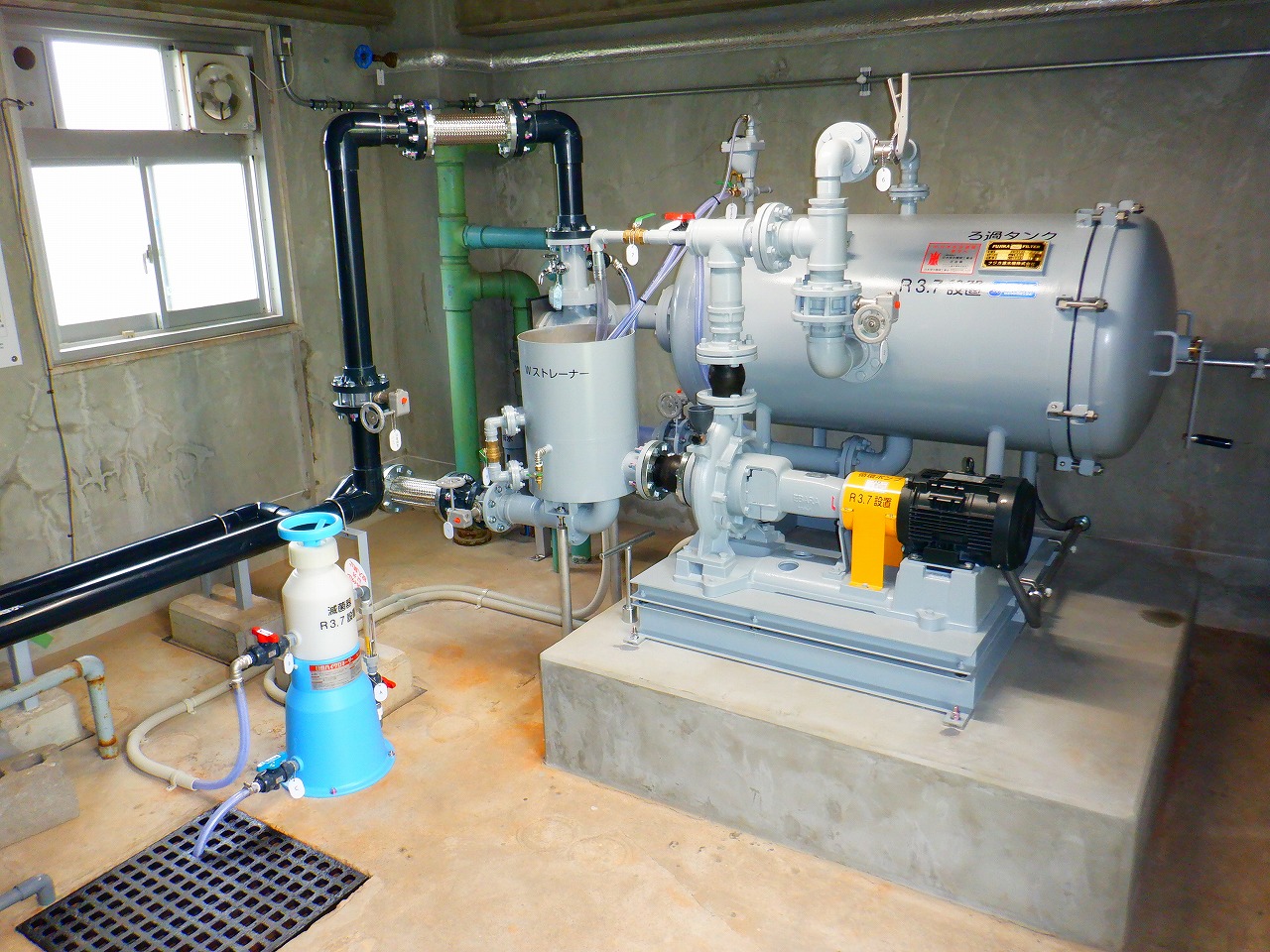 横浜市立小学校プール循環機設備更新工事-給排水・衛生設備工事-